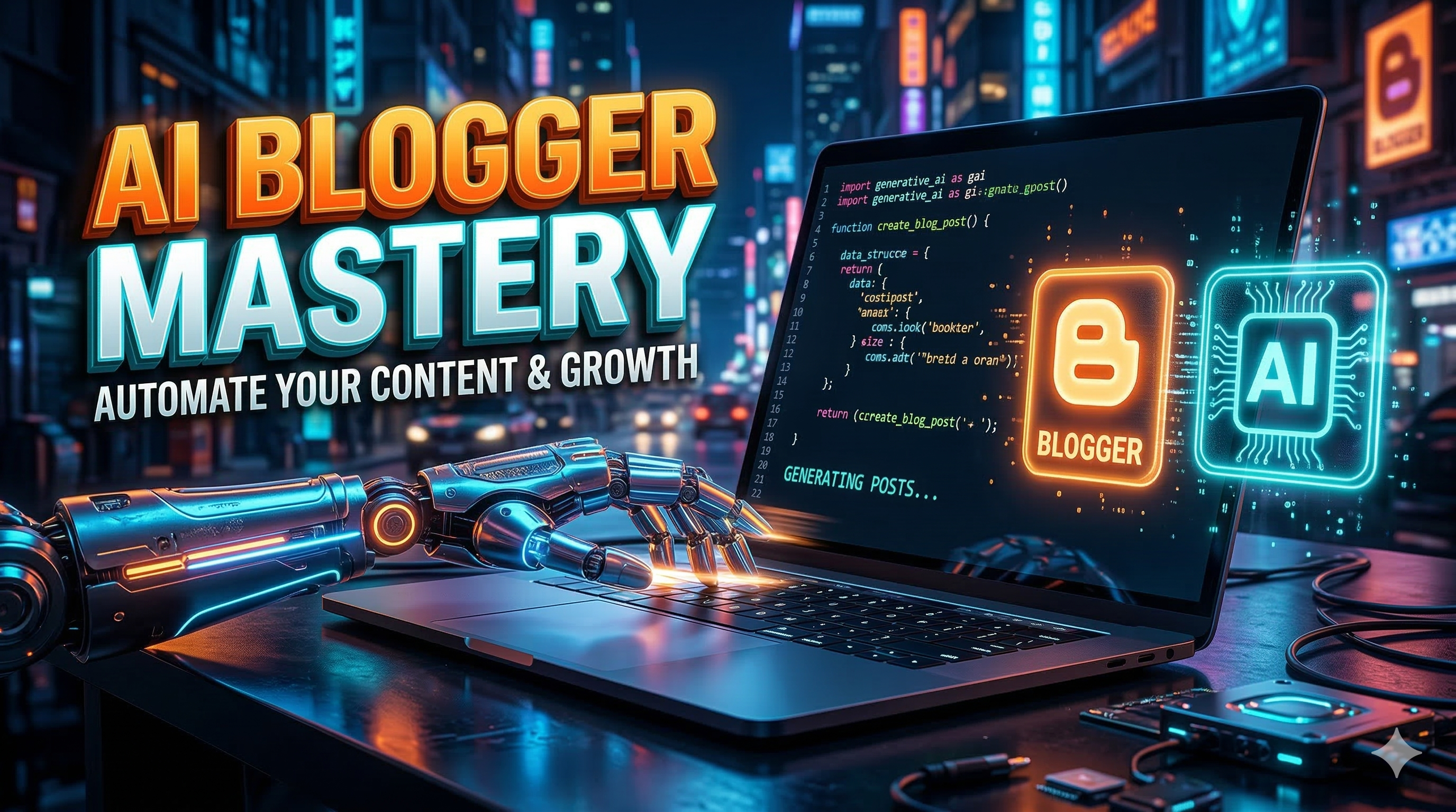 AI-Powered Blogger: Master Web Development & Automation